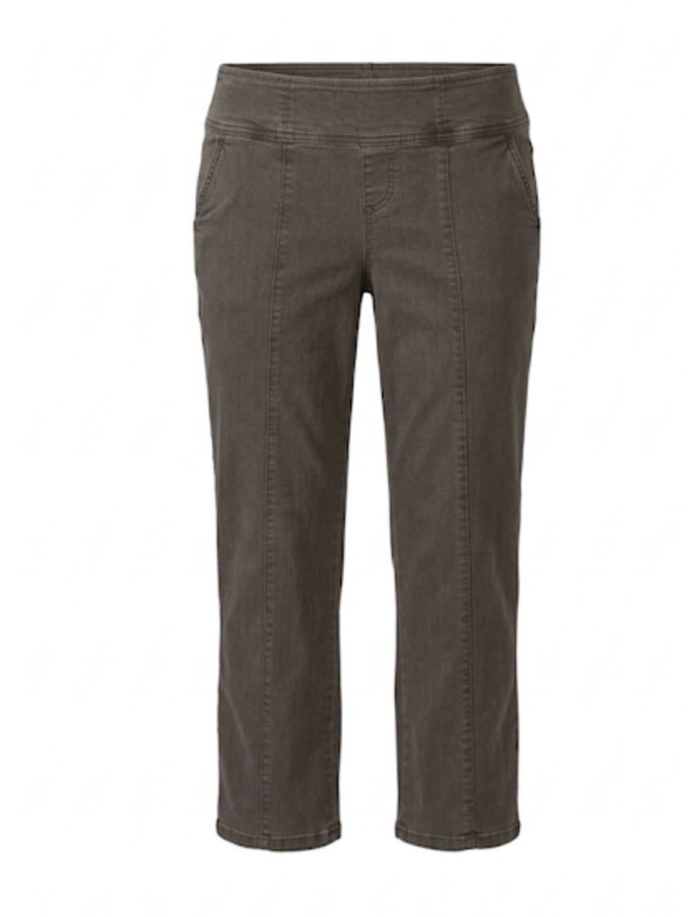 CAFFE MARRAKESH Cropped Ankle Pants Women’s 8 Gray